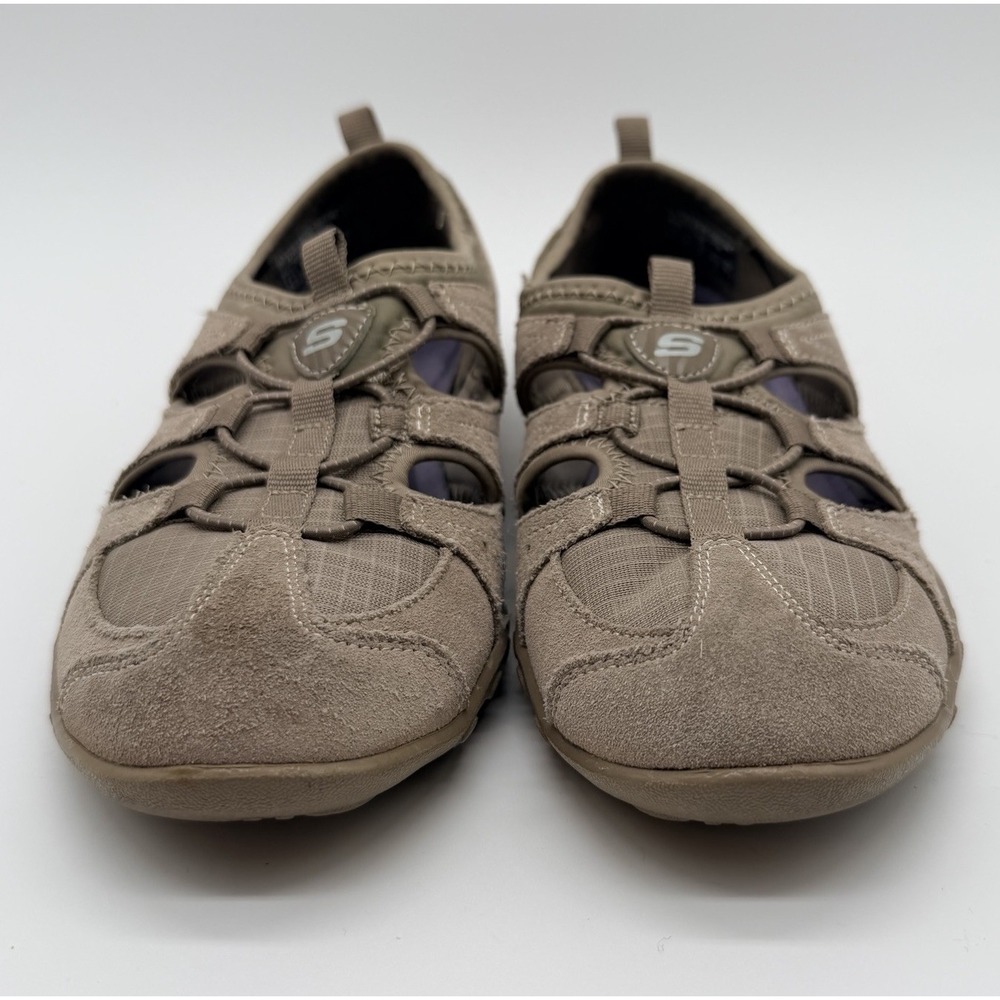 Skechers Shoes Women's 6.5 Taupe Carefree Sneakers Flats Relaxed Fit Memory Foam - Picture 3 of 8